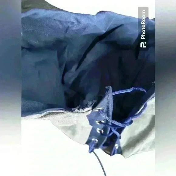 Custom Upcycled Penn State Crop Top Corset | Game Day Shirt | SEE DESCRIPTION - Picture 5 of 6